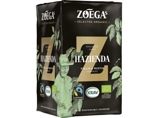 Kaffe ZOÉGAS Hazienda ekologiskt 450g